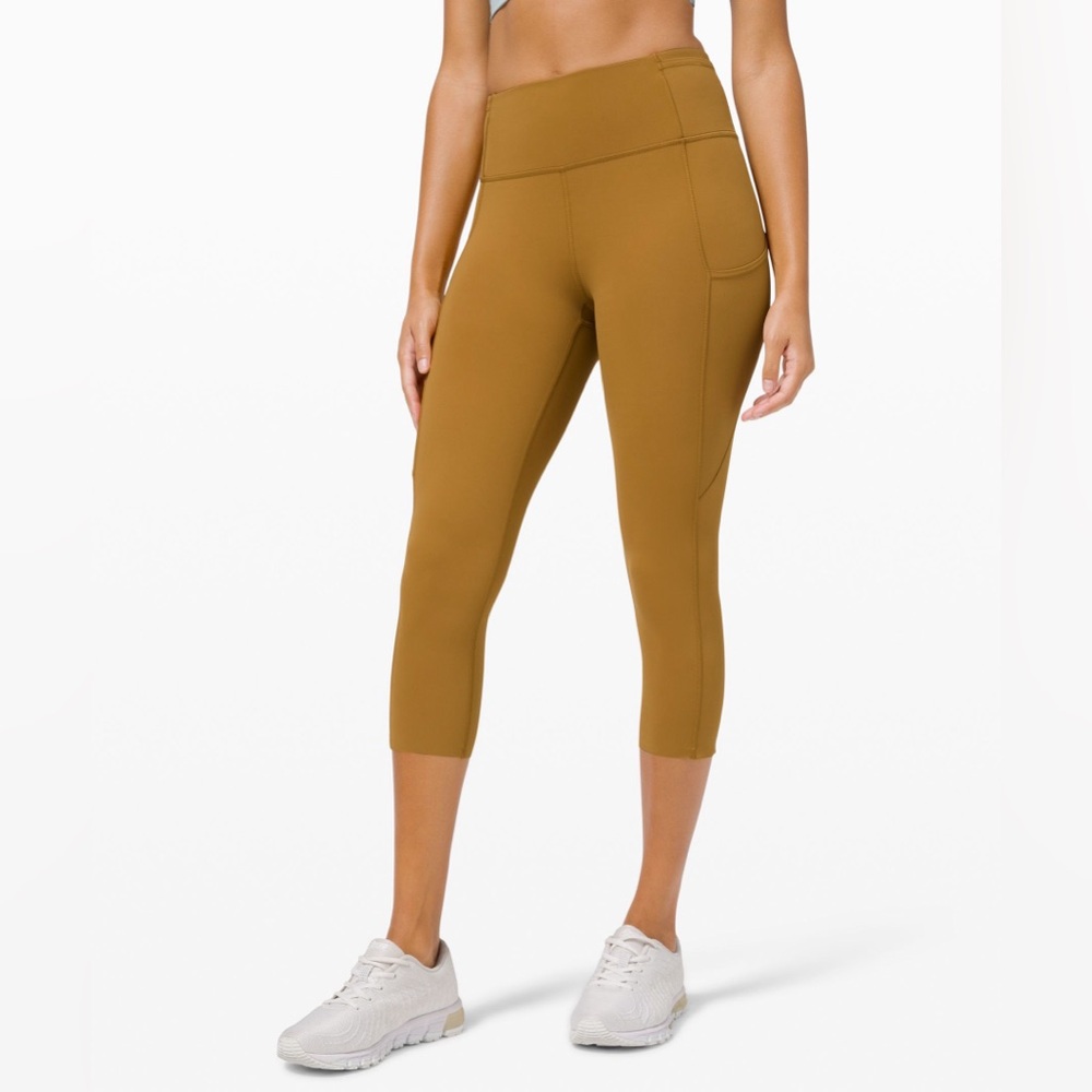 Lululemon Women’s Fast and Free Crop II 19”  Spiced Bronze 6
